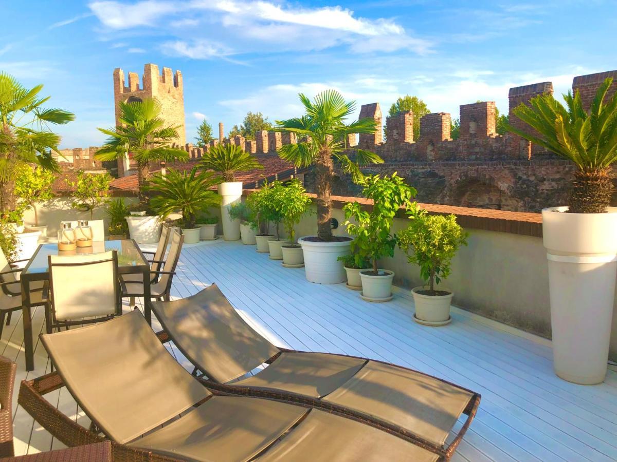 Ca' Del Sole - Attico Panoramico In Centro Storico Apartment Montagnana  Exterior foto