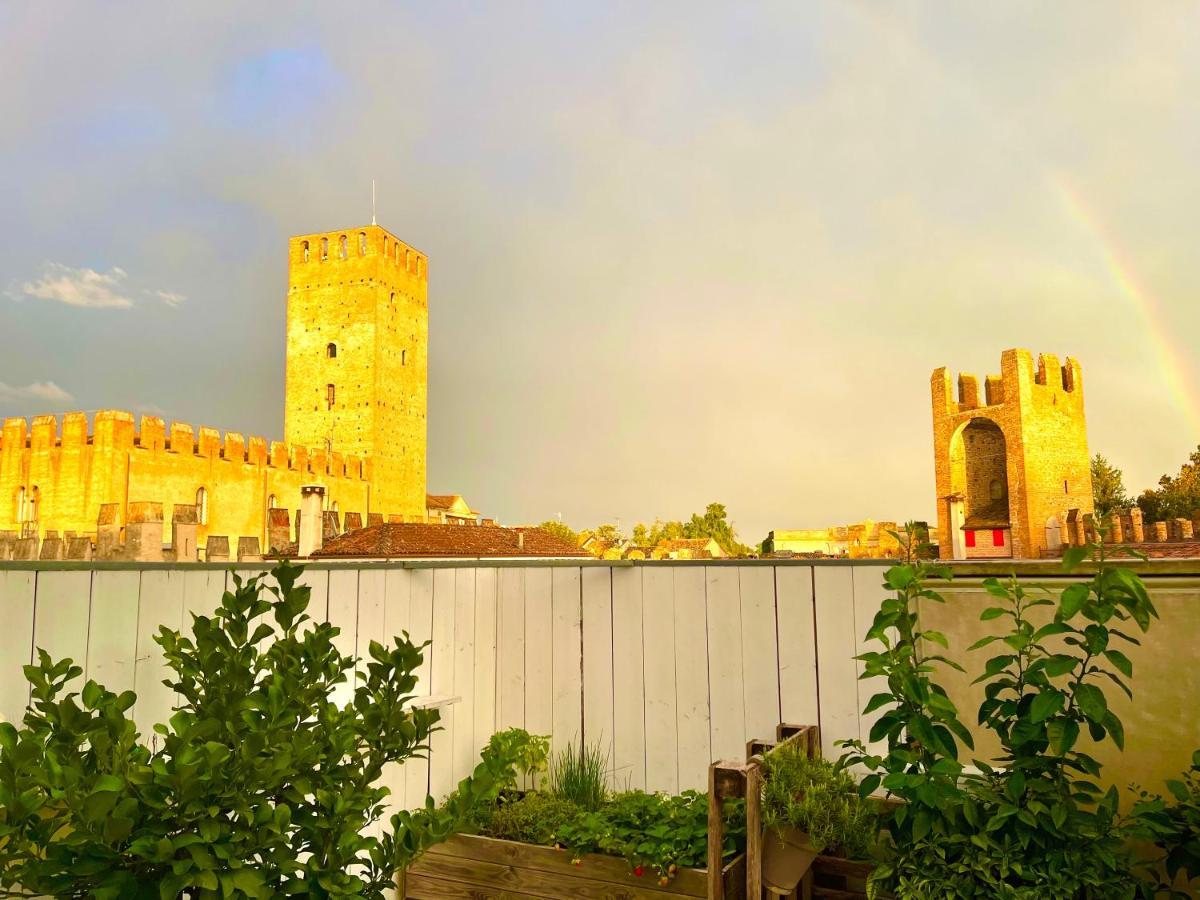 Ca' Del Sole - Attico Panoramico In Centro Storico Apartment Montagnana  Exterior foto