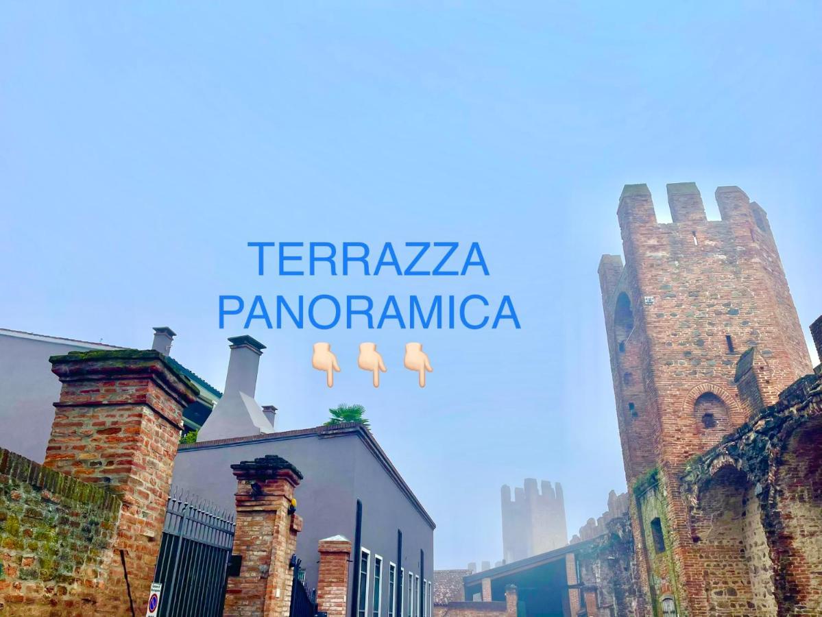 Ca' Del Sole - Attico Panoramico In Centro Storico Apartment Montagnana  Exterior foto